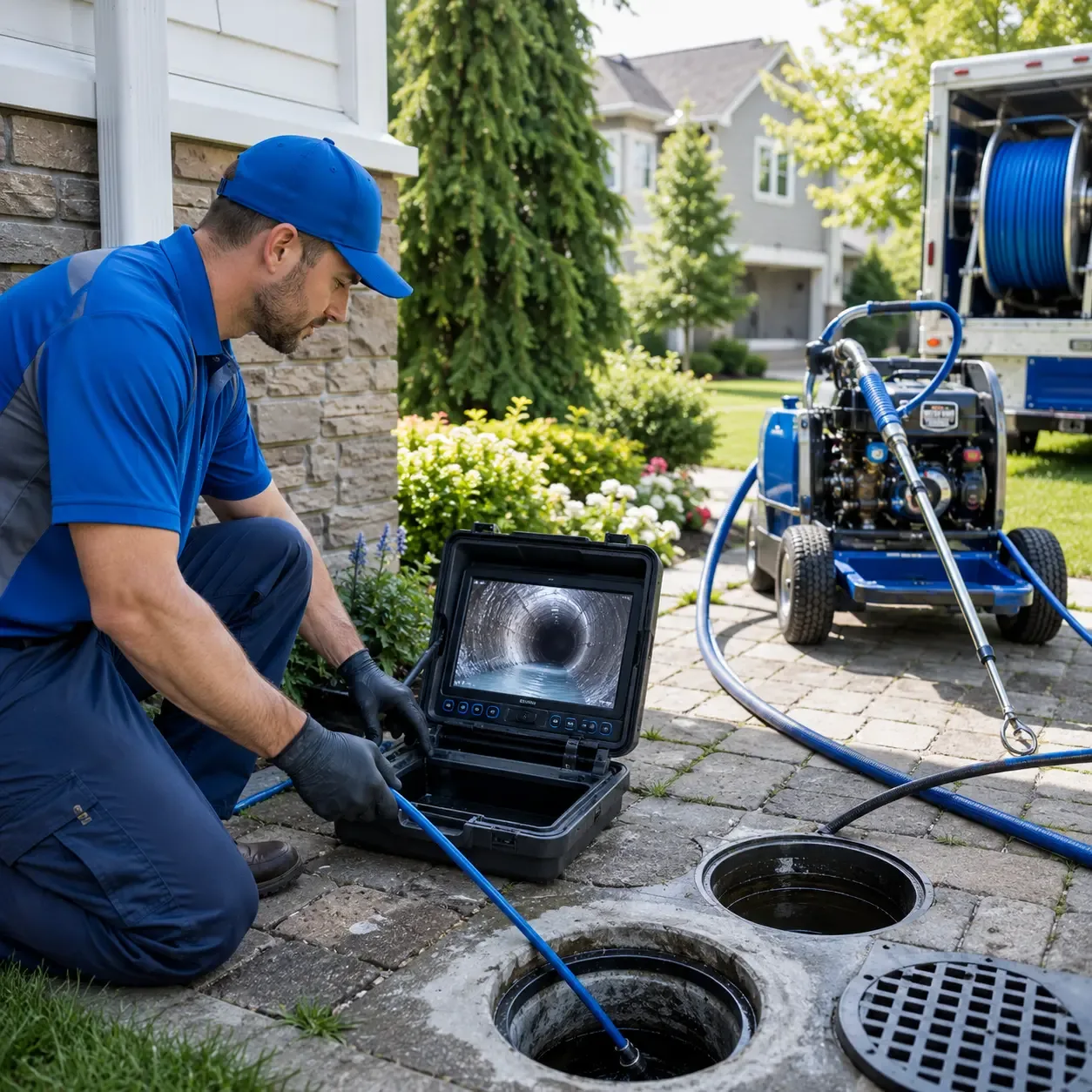 Outdoor drain cleaning professionals serving Moorestown, NJ